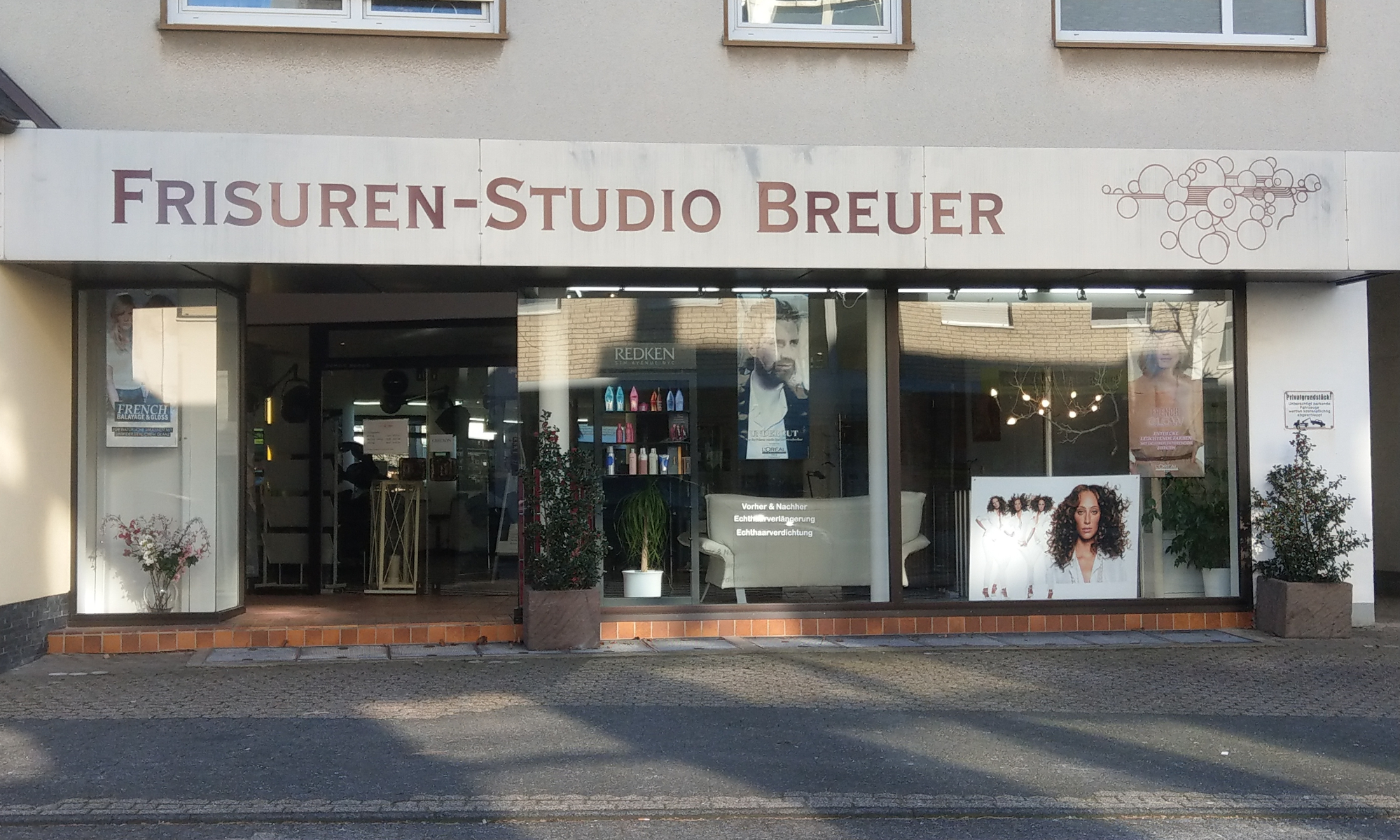 Bild von der Webseite von Friseurstudio Breuer